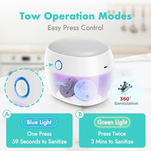 Papablic Portable Pacifier Sanitizer