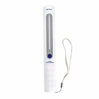 Portable UV light sanitizer wand with wrist strap